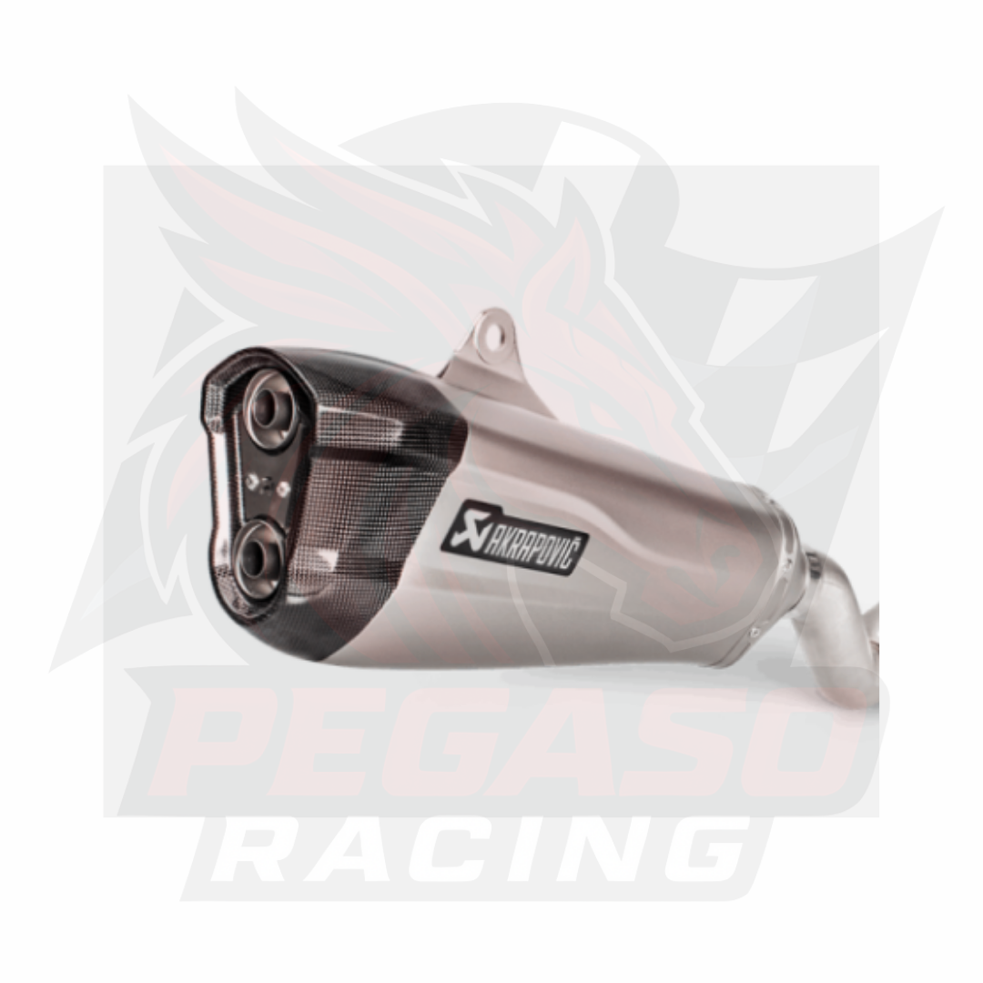 Escape Akrapovič Slip-On Line para Yamaha TMAX (Stainless Steel + Real Carbon Fiber)